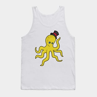 Octopus with Hat Tank Top